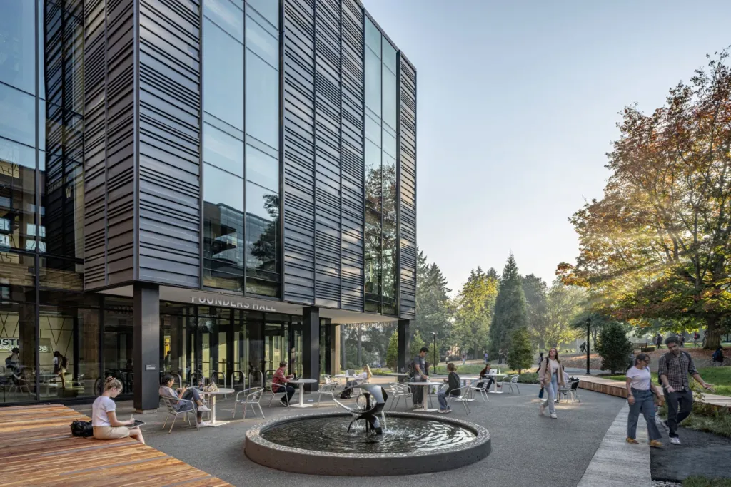 Lmn architects founders hall foster school of business universities archello.1667460806.219